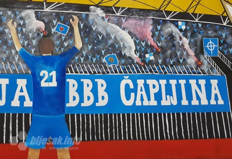 Čapljina dobila novi mural Bad Blue Boysa